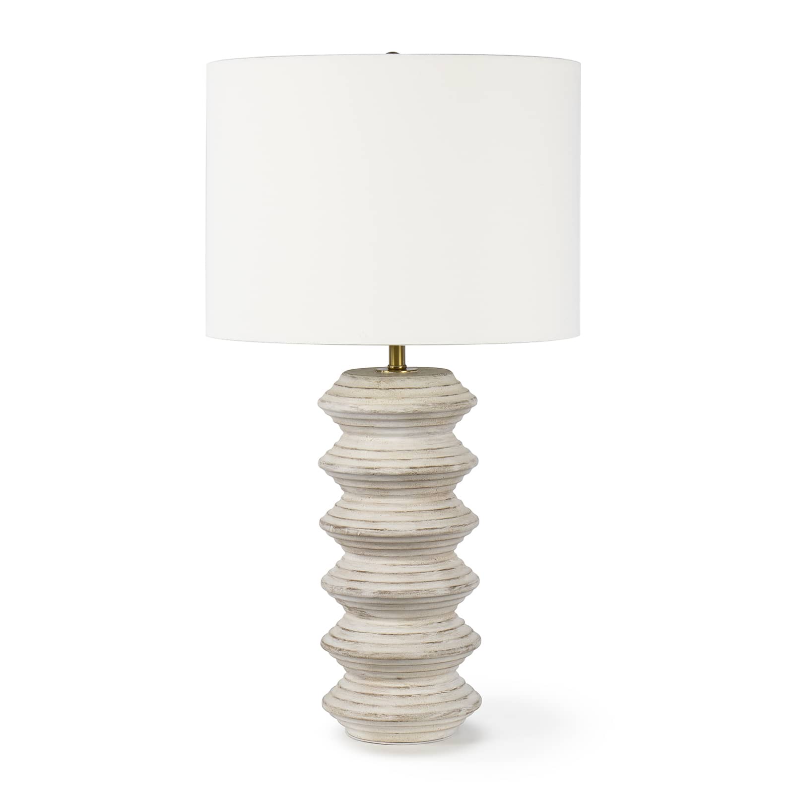 Light colored birch wood coastal lamp